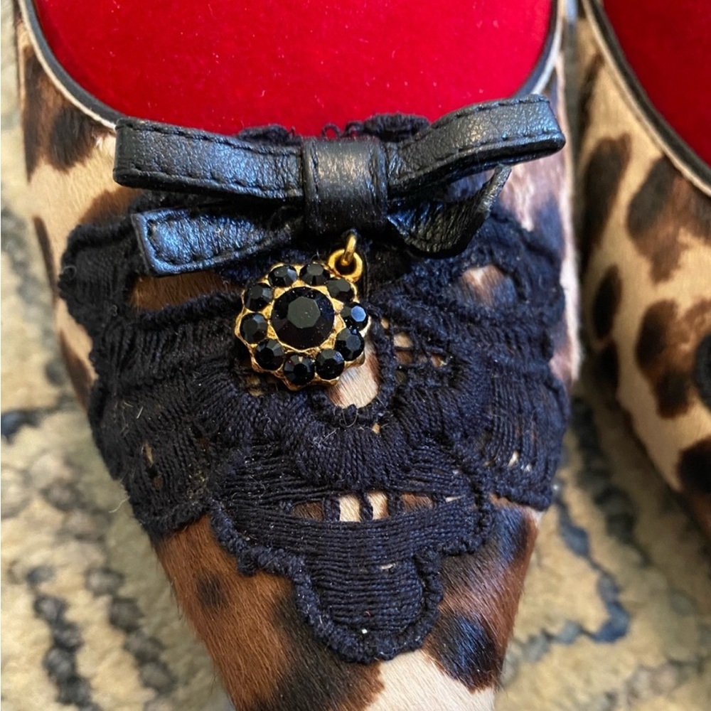 D&G Leopard Print Kitten Heels - Picture 4 of 7